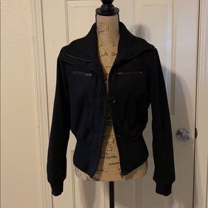 BEBE black crop jacket